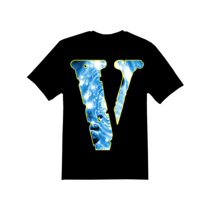 Juice Wrld X Vlone Cosmic Racer T-shirt Black back