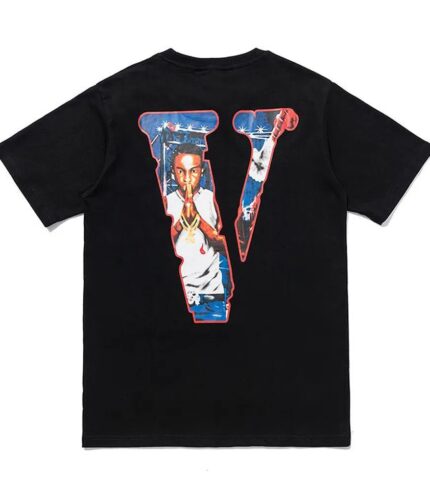 Pop Smoke x Vlone City Tee BACK