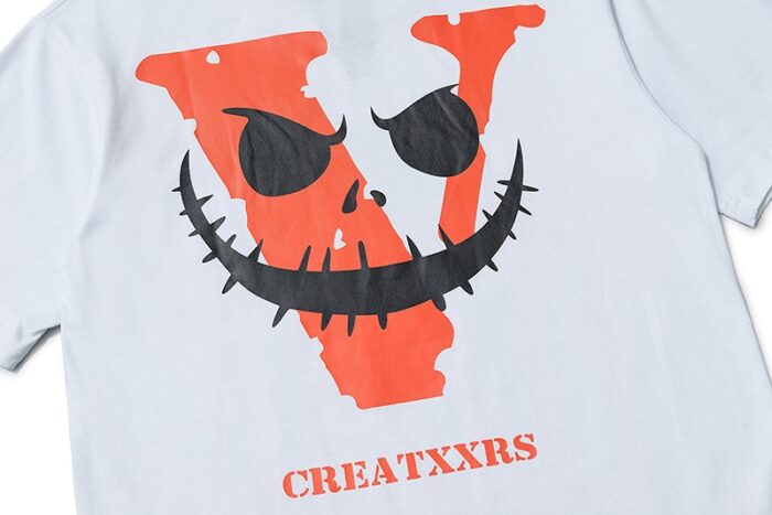 VLONE Devil Smiley Creatxxrs white close