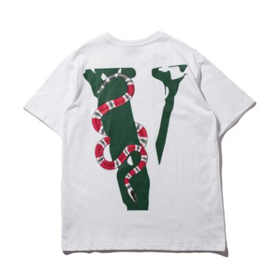 VLONE Friends Snake Printed T-Shirt white