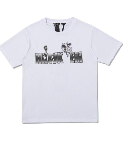 VLONE Hawkem Tshirt front white