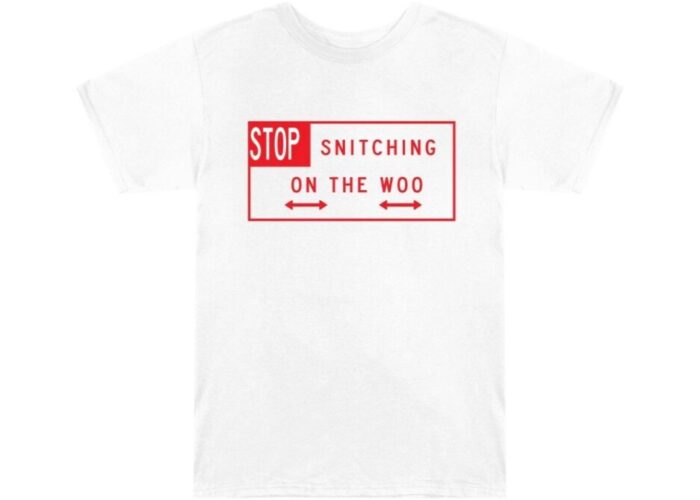 VLONE Pop Smoke Stop Snitching T-Shirt