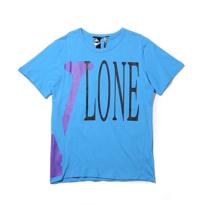 VLONE Text Printed Tshirt in Blue