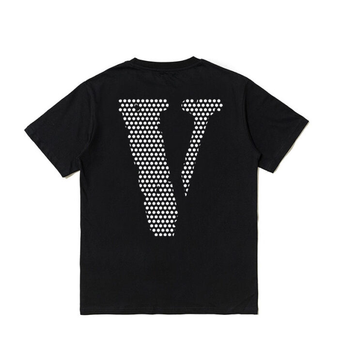 VLONE V Letter Cotton T Shirt black