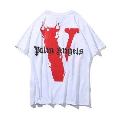 VLONE X PALM ANGELS T-SHIRT- WHITE back