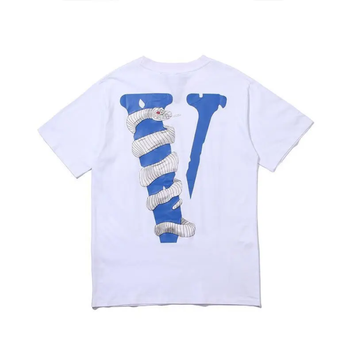 Vlone White Snake Tee white back