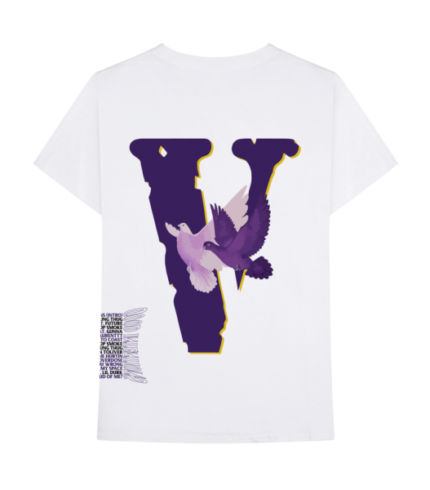 Vlone X Nav Doves T-shirt White back