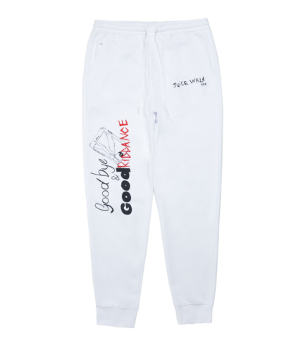 999 Club Goodbye & Good Riddance Sweatpants White