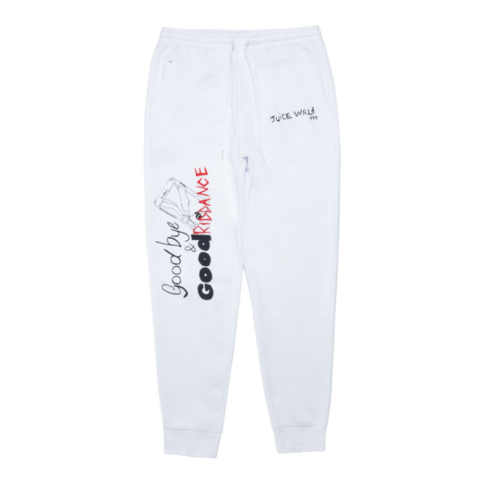 999 Club Goodbye & Good Riddance Sweatpants White