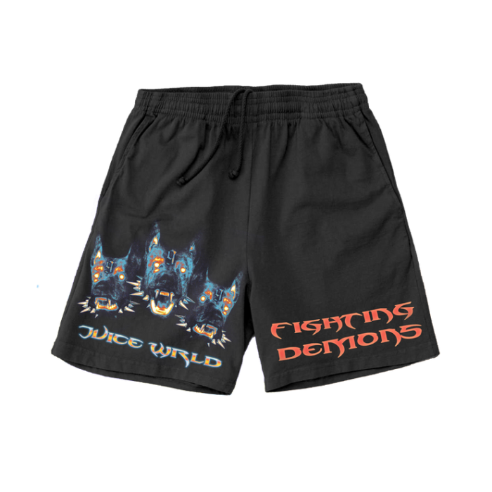 999 Club Juice Big Dog Shorts Black