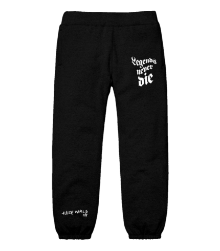 999 Club Juice Wrld 999 Sweatpants Black