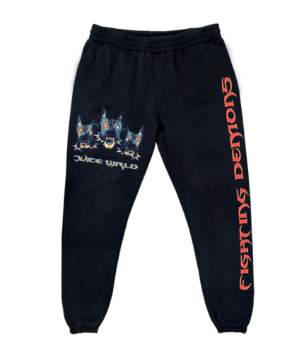 Juice Wrld x Vlone 999 Sweatpants – Black