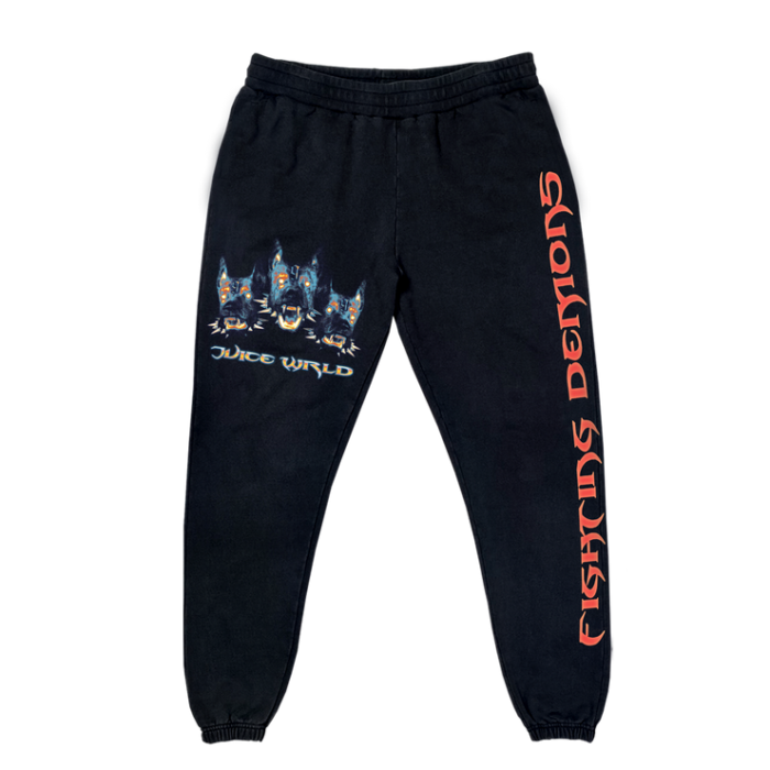 Juice Wrld x Vlone 999 Sweatpants – Black