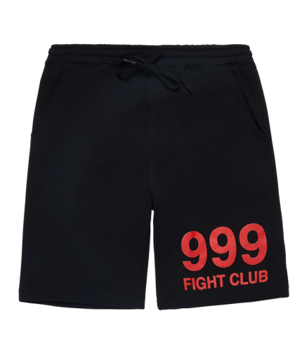 999 Club Juice Wrld Fight Shorts Black