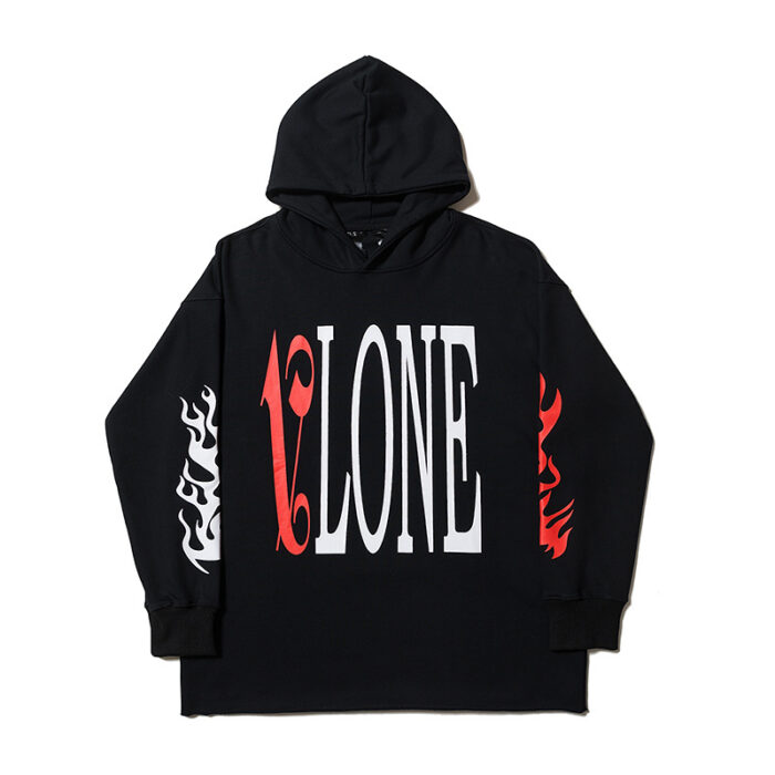 NWT VLONE x PALM Hoodie Black Front