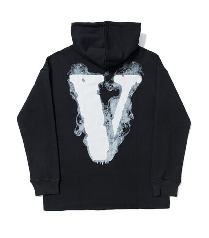 VLONE Friends Winged Demon Grim Hoodie black back