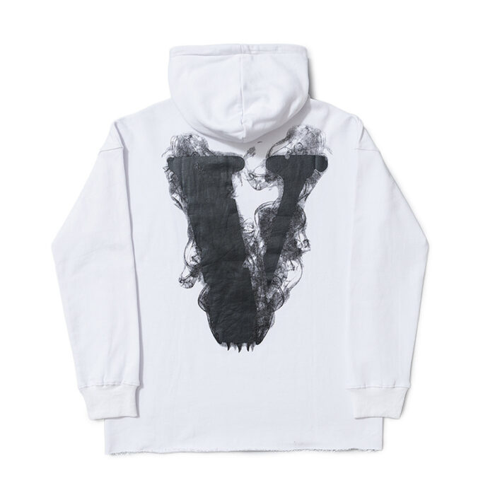 VLONE Friends Winged Demon Grim Hoodie white black