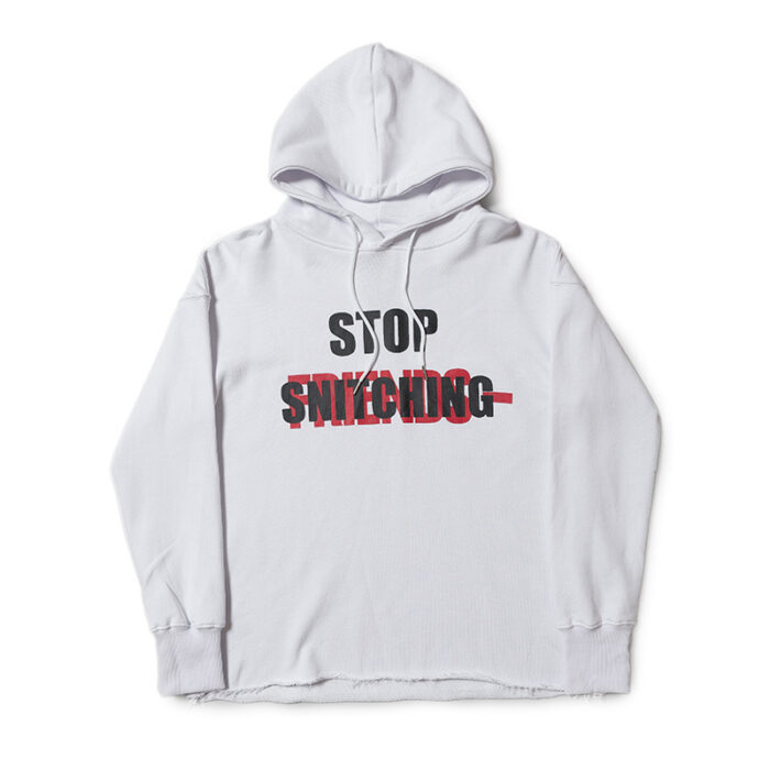 VLONE X NO CAP Stop Snitching Hoodie