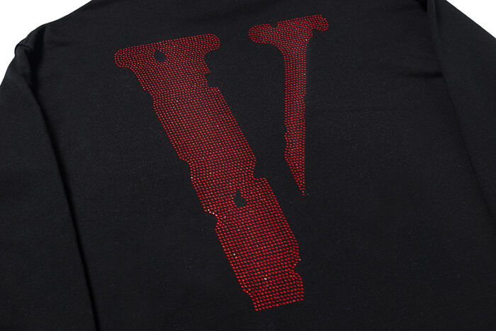 Vlone Fragment Staple Hoodie Red close