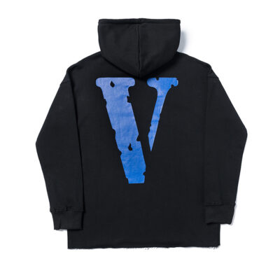 Vlone Fragment Staple Hoodie blue back