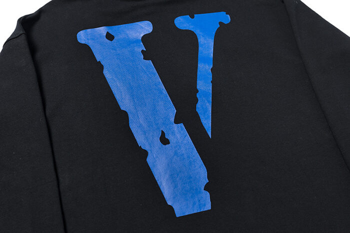 Vlone Fragment Staple Hoodie blue close