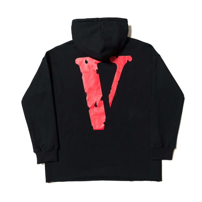 Vlone Fragment Staple Hoodie (red & White) back