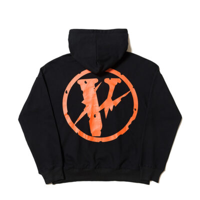 Vlone Friends x Fragment Hoodie black back