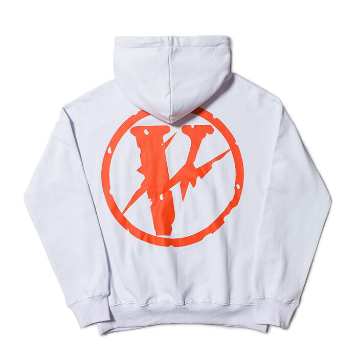 Vlone Friends x Fragment Hoodie white back