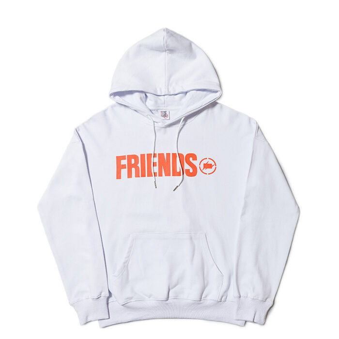 Vlone Friends x Fragment Hoodie white front