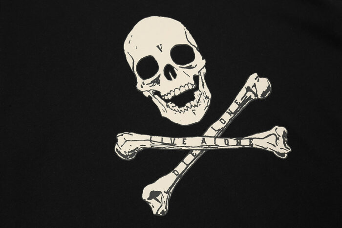 Vlone Skull And Bones Shirt Close