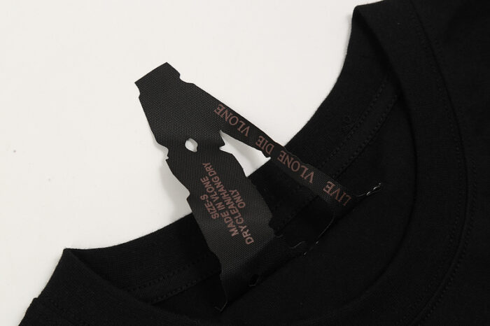 Vlone Skull And Bones Shirt Tag