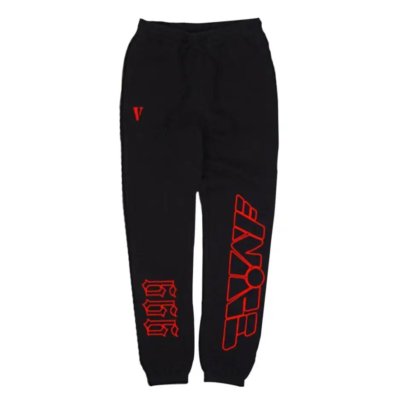 Vlone x Juice WRLD 999 Joggers Black