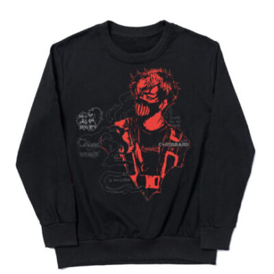 Corpse Husband Miss You! Crewneck Sweatshirt – Black