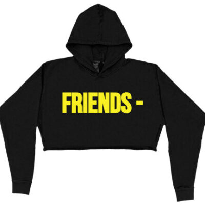 FRIENDS – YELLOW HOODIE – BLACK (WOMENS)