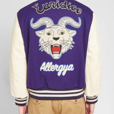 Gucci Band Varsity Jacket – Purple