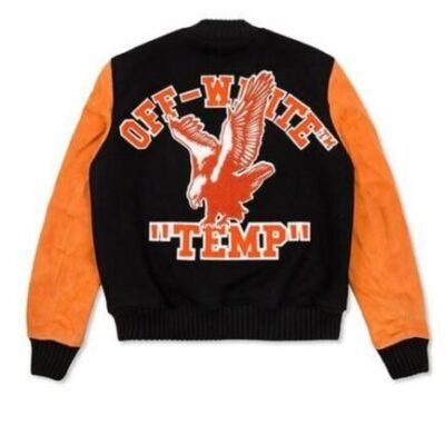 Men’s Off-White Eagle Temp Varsity Jacket