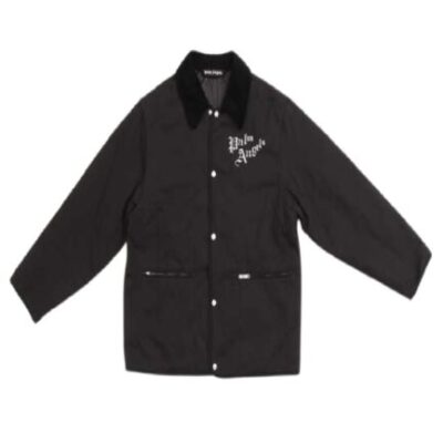 Palm Angels Butterfly Print Jacket -Black