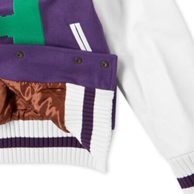 Palm Angels New Folk Varsity Jacket