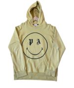 Palm angels smiley playboi carti hoodie -Yellow