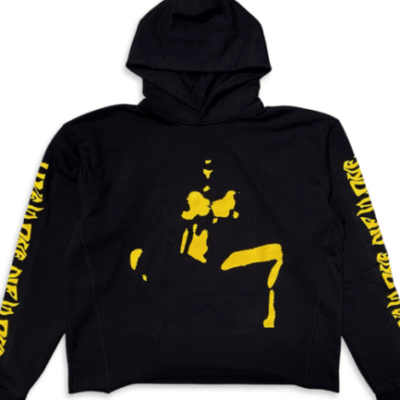 VLONE Nude Girl Hoodie Black Yellow