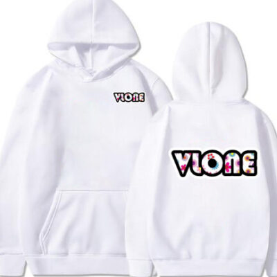 Vlone White Classic 3D Printed Hoodie