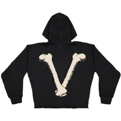 Vlone Lost Bones Hoodie – Black – Kids