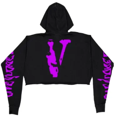 Vlone Mirage Purple Hoodie – Black – Womens