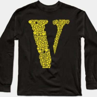 Vlone Smile Emoji Long Sleeve T-Shirt