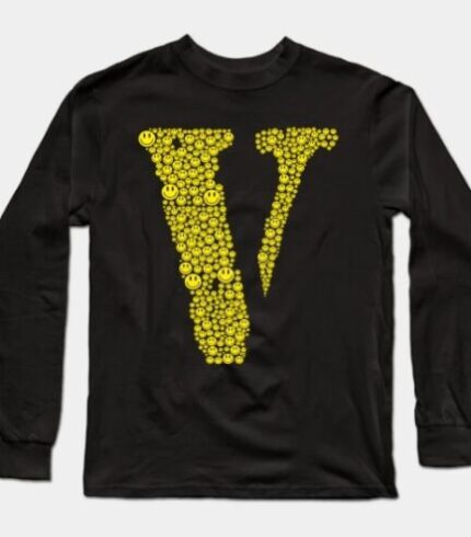 Vlone Smile Emoji Long Sleeve T-Shirt