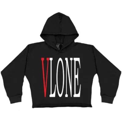 Vlone Staple Red Hoodie – Black – Kids
