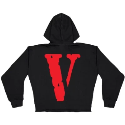 Vlone Staple Red Hoodie – Black – Kids