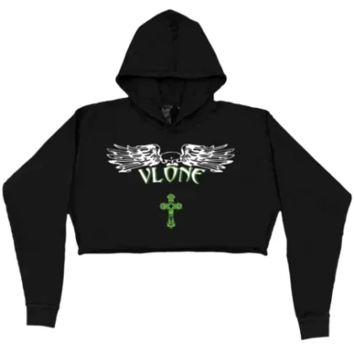 Vlone Support Hoodie – Black – Womens