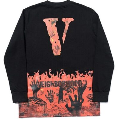 Vlone x Neighborhood Crewneck Cotton Sweatshirt