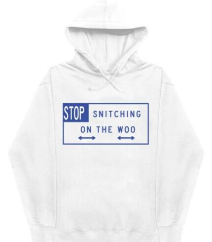 Vlone x Pop Smoke Stop Snitching On The Woo Hoodie